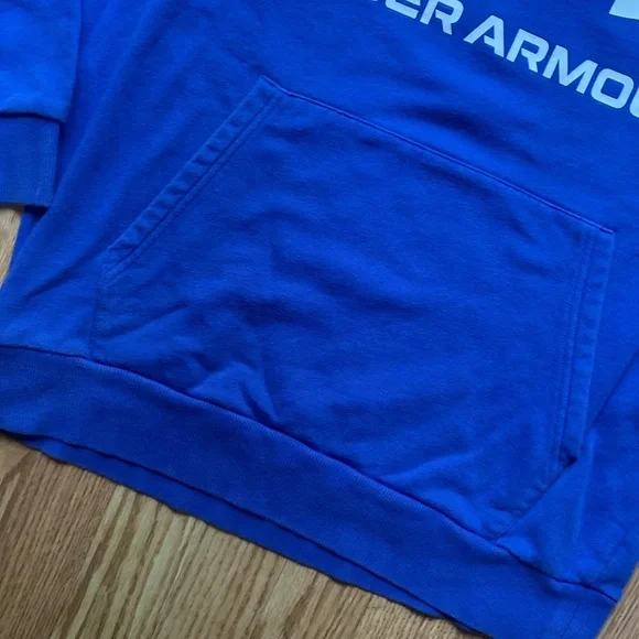 Under Armour Rival Fleece Hoodie men’s size Medium Blue - Picture 5 of 6